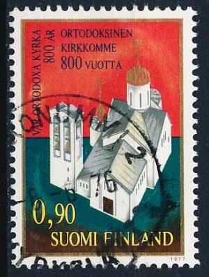Finland AFA 818 Stemplet