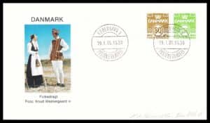 Danmark Uofficielle Førstedagskuverter AFA 818+819-823+824