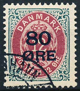 Danmark AFA 82 Stemplet