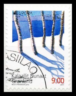 Grønland AFA 582E Stemplet