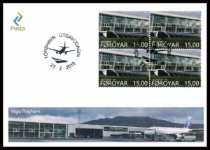 Færøerne FDC AFA 821 4 Blok