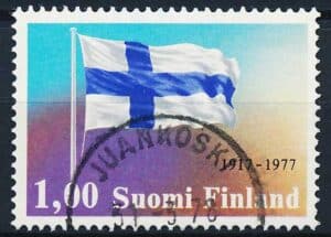 Finland AFA 827 Stemplet