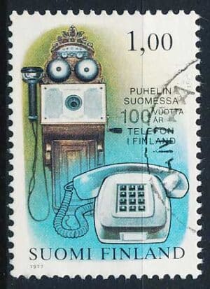 Finland AFA 828 Stemplet