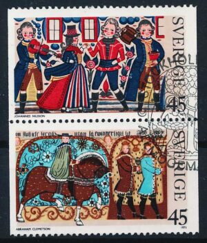 Sverige AFA 835+834 Stemplet