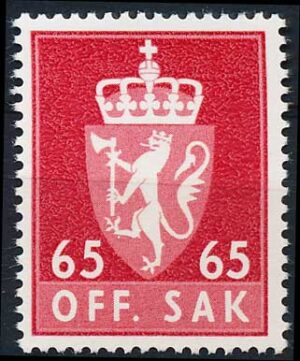 Norge Tjenestemærker AFA 083F Postfrisk