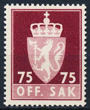 Norge Tjenestemærker AFA 085 Postfrisk