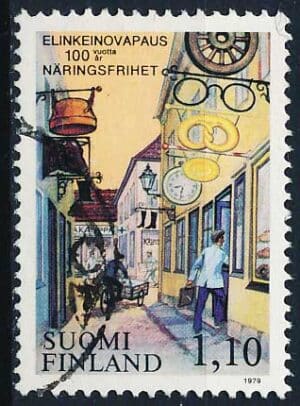Finland AFA 851 Stemplet