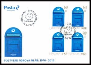 Færøerne FDC AFA 851 4 Blok