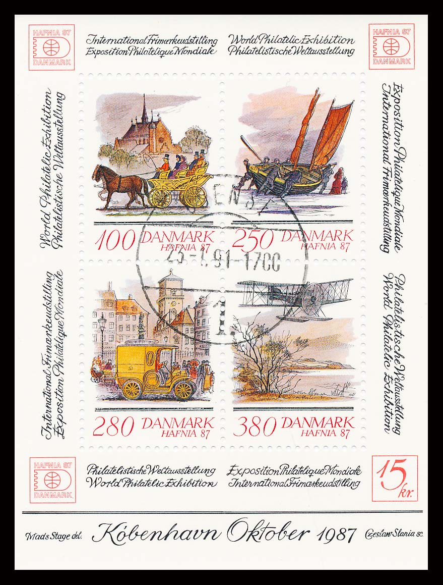 Danmark AFA 0852x Stemplet