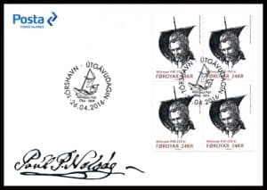 Færøerne FDC AFA 854 4 Blok