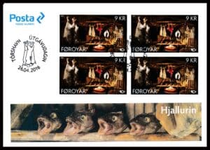Færøerne FDC AFA 855 4 Blok
