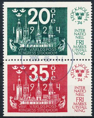 Sverige AFA 855Cn+852Co Stemplet