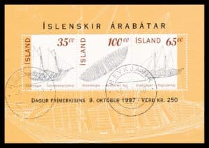 Island AFA 0861 Miniark Stemplet