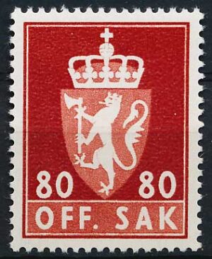 Norge Tjenestemærker AFA 086 Postfrisk
