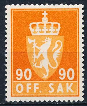 Norge Tjenestemærker AFA 087 Postfrisk