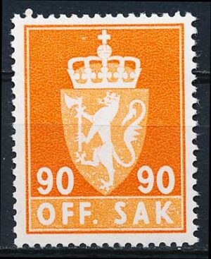 Norge Tjenestemærker AFA 087F Postfrisk