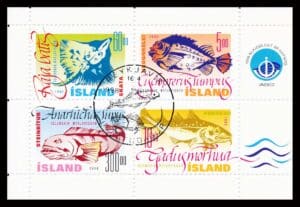 Island AFA 0871-874 Miniark Stemplet