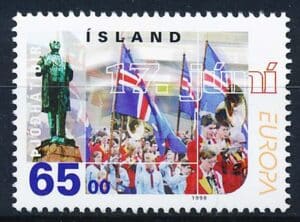 Island AFA 0876 Postfrisk