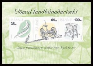 Island AFA 0880-882 Miniark Postfrisk