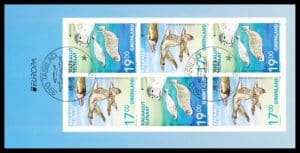 Grønland AFA 882E+883E Fra hæfte Stemplet