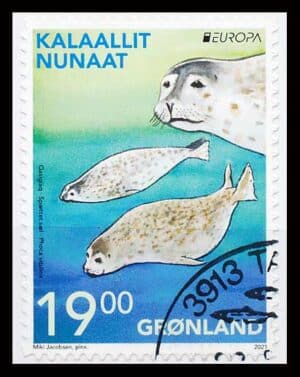 Grønland AFA 883E Stemplet