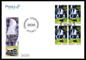 Færøerne FDC AFA 883 4 Blok