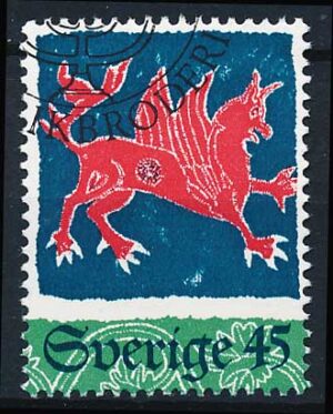 Sverige AFA 883 Stemplet