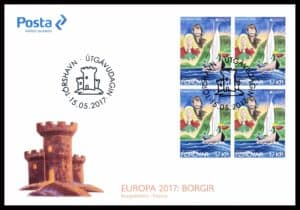 Færøerne FDC AFA 886 4 Blok