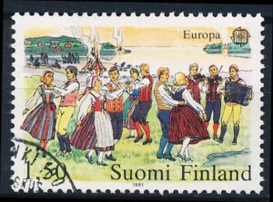 Finland AFA 888 Stemplet