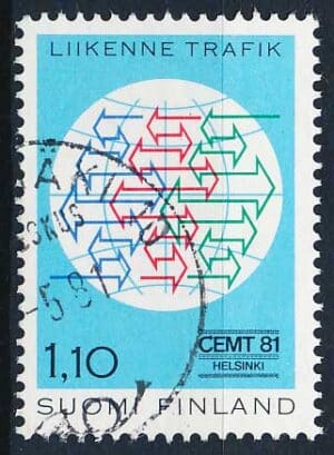 Finland AFA 889 Stemplet