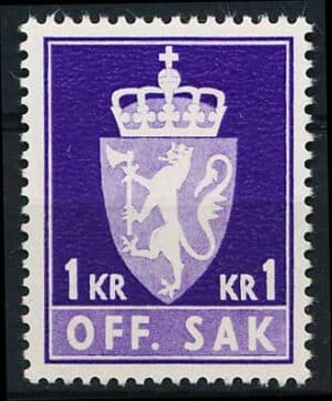 Norge Tjenestemærker AFA 088 Postfrisk