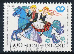 Finland AFA 890 Stemplet