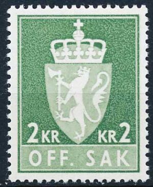 Norge Tjenestemærker AFA 089F Postfrisk