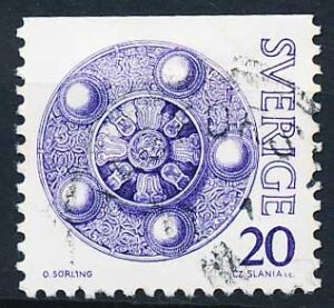 Sverige AFA 0900Co Stemplet