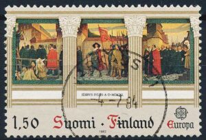 Finland AFA 906 Stemplet