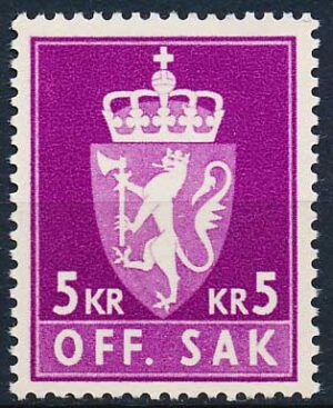 Norge Tjenestemærker AFA 090 Postfrisk