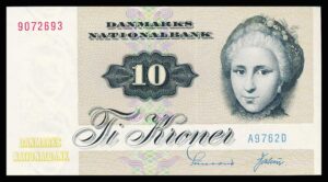 Danmark 10 Kroners 1976 Kvalitet 0  A9762D