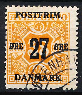 Danmark AFA 92 Stemplet