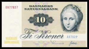 Danmark 10 Kroners 1976 Kvalitet 0  A8762P