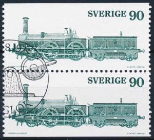 Sverige AFA 0921Cn+920Co Stemplet