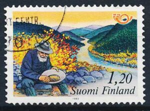 Finland AFA 928 Stemplet