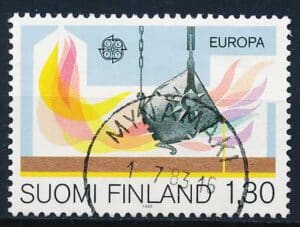 Finland AFA 932 Stemplet