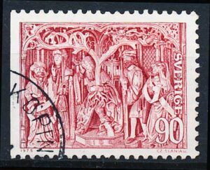 Sverige AFA 0936Cv Stemplet