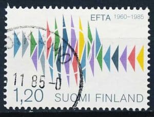 Finland AFA 960 Stemplet