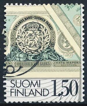 Finland AFA 966 Stemplet