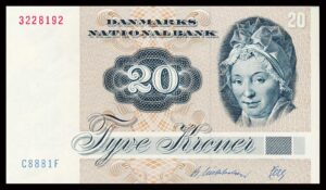 Danmark 20 Kroners 1988 Kvalitet 0  C8881F