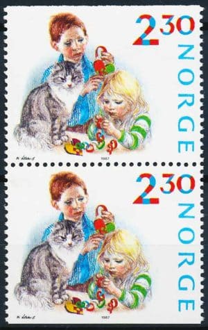 Norge AFA 983Co+983Cn Postfrisk