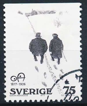 Sverige AFA 0987Co Stemplet