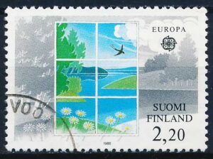 Finland AFA 988 Stemplet
