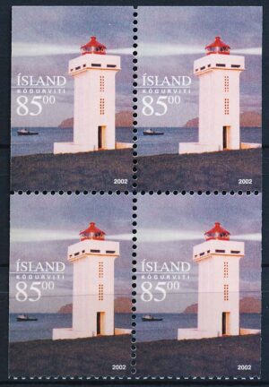 Island AFA 0993 4-Blok Postfrisk